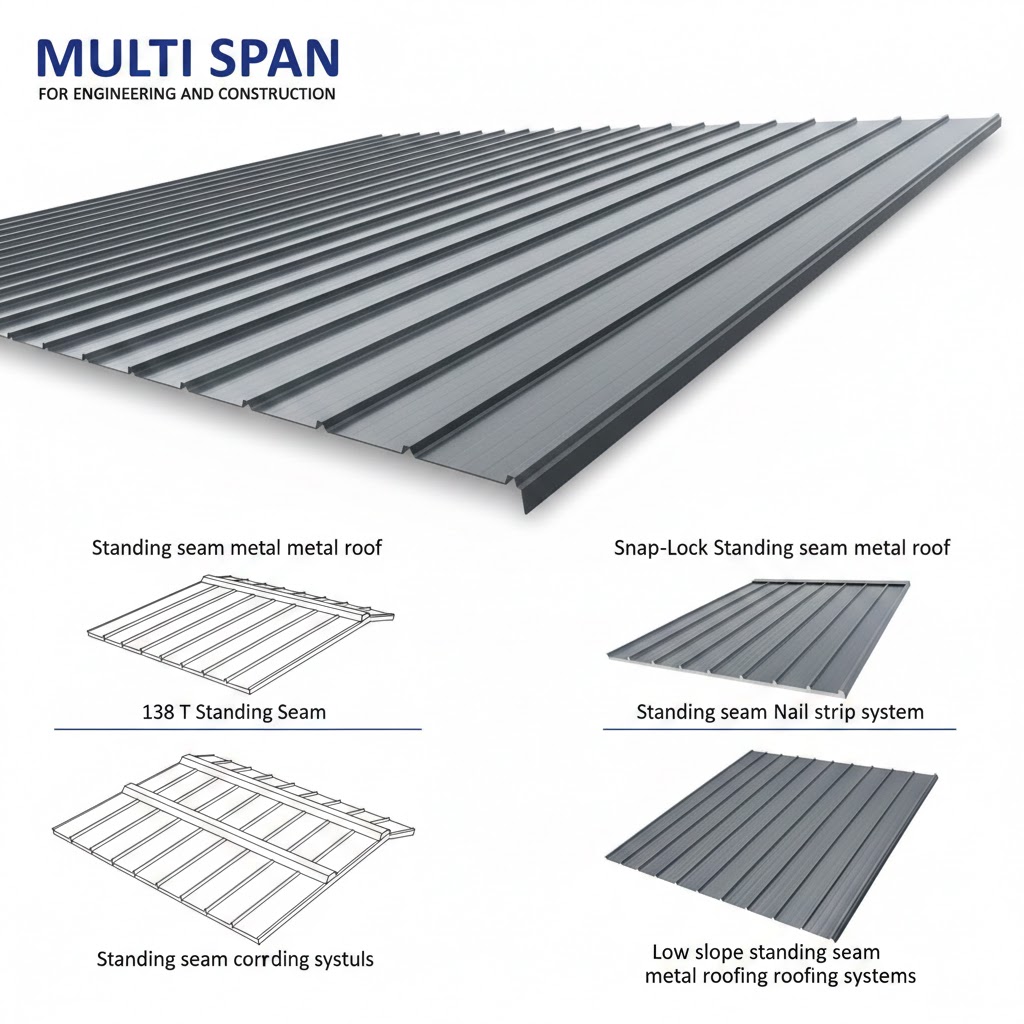 Multi Span: الريادة في حلول أسقف Standing Seam المعدنية المتطورة